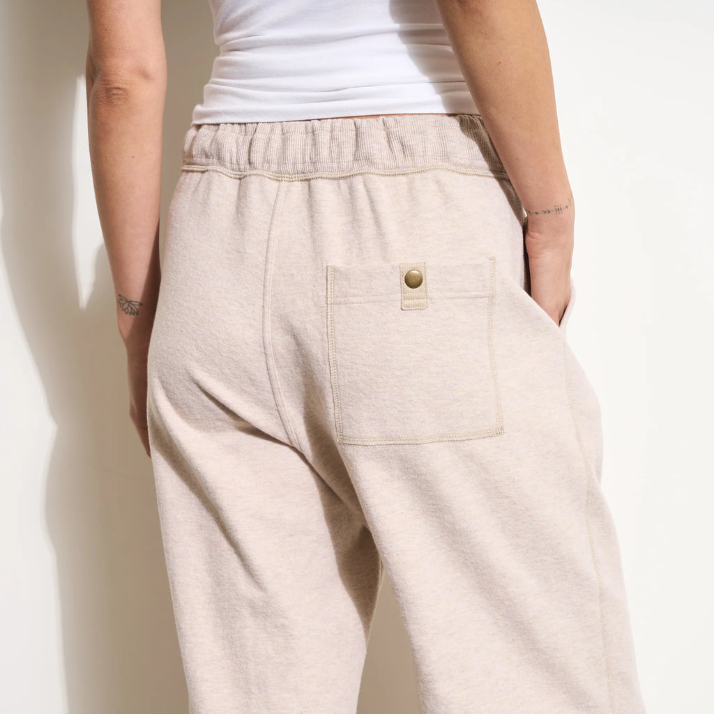 Carrot Leg High Waist Knit Casual Pant