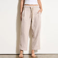 Carrot Leg High Waist Knit Casual Pant